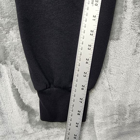 BSN SPORTS Pants Mens S Black Cotton Rich Fleece Joggers Athletic Cut Workout - Picture 11 of 13